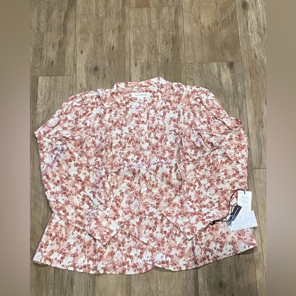 Treasure & Bond-Yoke Front Popover-Women's Size:Small-Color: Rust- Ivory-NEW!! - Picture 13 of 16